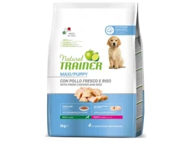 Trainer Natural Maxi Puppy čerstvé kuře 3kg / Kompletní superprémiové krmivo pro štěňata (od 2 měsíců) velkých a obřích (8015699006921)