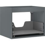 MEXEN - Box-A skříňka pro umyvadlo 60, 1 šuplík, grafit mat 91AX0-0600-470-1-66