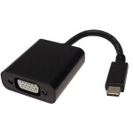 Renkforce RF-5234038 USB-C® / HDMI kabelový adaptér [1x USB-C® zástrčka - 1x HDMI zásuvka] černá stínění pletivem 0.15 m