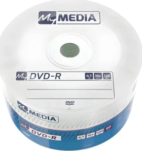 Verbatim DVD-R / Optické médium / 4,7 GB / 16x / 50 ks / Cake box (69200)