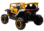 Mamido Elektrické autíčko Buggy M1 4x4 žluto-bílé