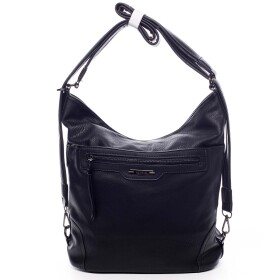 Dámská koženková kabelka/batoh Basilide černá
