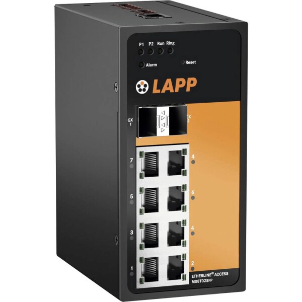 LAPP 21700136 ETHERLINE® ACCESS M08T02SFP průmyslový ethernetový switch