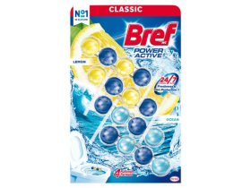 Bref Power Aktiv Lemon Ocean Tuhý WC blok 4 x 50 g
