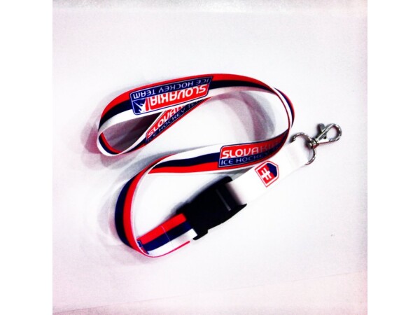 STŘÍDA SPORT Přívěšek na klíče - Lanyard - SLOVAKIA ICE HOCKEY TEAM 97117