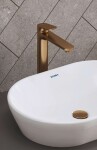 DURAVIT - Wave Umyvadlová baterie, kartáčovaný bronz WA1040002004
