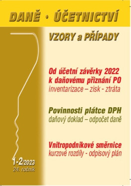 DÚVaP 1-2/2023 Účetní závěrka, DPH komplexně, Účetní směrnice