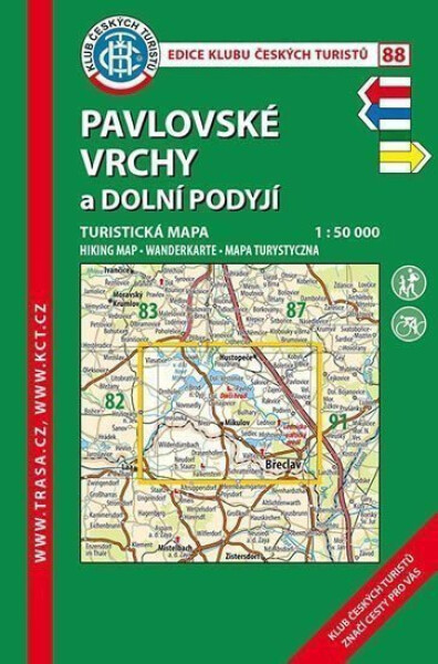 KČT 88 Pavlovské vrchy Dolní Podyjí