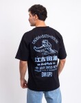 Tričko Edwin Ekoda Bath House TS Black garment washed