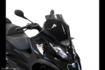 Piaggio Mp3 125, 300, 400, 500 11-18 Skútr plexi Powerbronze 360 mm - tmavě kouřová