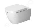 DURAVIT - Darling New Závěsné WC, Rimless, WonderGliss, bílá 25570900001