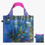 Skládací nákupní taška LOQI CLAUDE MONET Water Lilies Neon