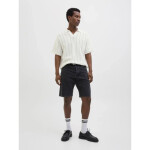 Jack&Jones pánská košile JORPAROS KNIT ESTER SS CROCHET POLO 12272562 SEA SALT XL