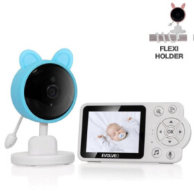 EVOLVEO Baby Monitor N3, LCD displej, IR přísvit, modrá EDF_547138