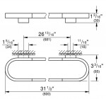GROHE - Selection Držák na ručníky, chrom 41058000