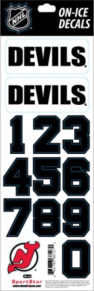 Sport Star Samolepky na helmu New Jersey Devils Decals