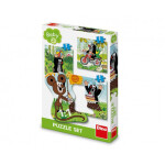 Puzzle set Krtek na louce baby