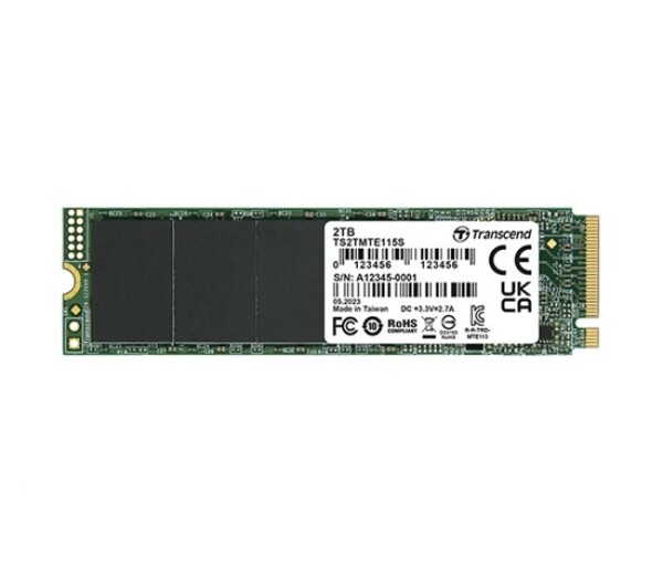TRANSCEND SSD 115S 250GB, M.2 2280, PCIe Gen3x4, NVMe, TLC, bez DRAM EDF_985215