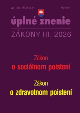 Aktualizácia III/2 2026 – Sociálne zabezpečenie