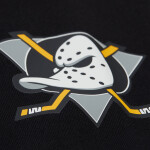 Mitchell & Ness Pánská mikina Anaheim Ducks NHL Playmaker Fleece Hoodie Vintage Logo Velikost: L