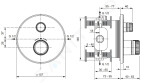 IDEAL STANDARD - CeraTherm Navigo Termostatická sprchová baterie pod omítku, Magnetic Grey A7295A5