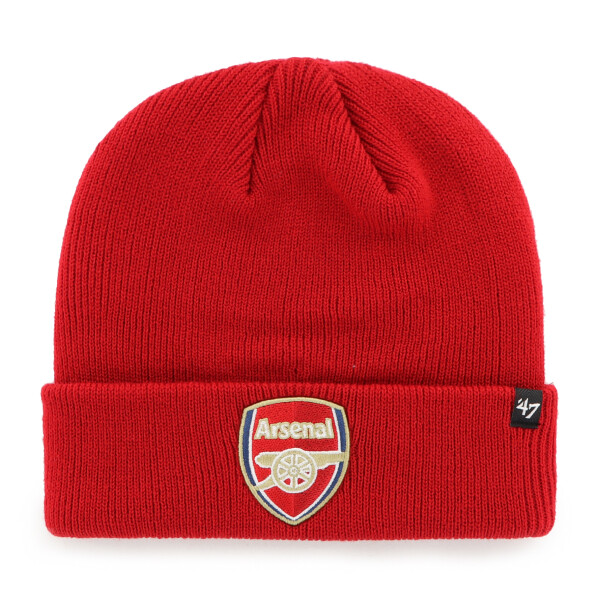 47 Brand Pánská zimní čepice Arsenal FC EPL Raised ’47 CUFF KNIT Red