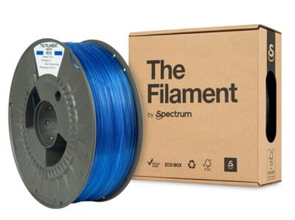 Spectrum Filament "The Filament" PETG 1.75mm TRANSPARENT BLUE 1kg