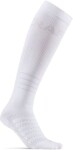 Craft ponožky ADV Dry Compression růžová Bílá - Běžecké kompresní podkolenky CRAFT ADV Dry Compression - bílé Velikost textilu: 46-48