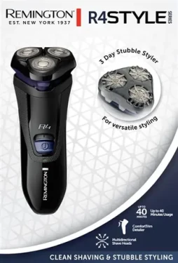 Remington R4002 Style R4 / Rotační holicí strojek / duální čepele / výklopný zastřihovač / 40 min provoz (100002076074)