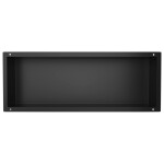 CERANO - Zápustná polička/nika do obkladu - černá matná - 60x20x10 CER-417476