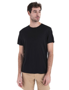 Pánské merino triko krátký rukáv ICEBREAKER Mens 150 Tech Lite III SS Tee, Black velikost: XXXL