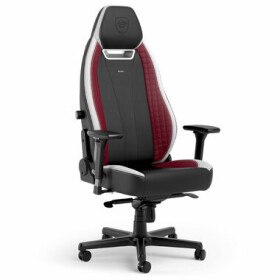 Noblechairs LEGEND černo-bílo-červená / Herní židle / syntetická kůže / nastavitelná / pojízdná kolečka / nosnost 150 kg (NBL-LGD-GER-BWR)