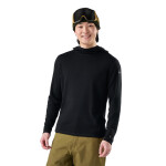 Pánské merino triko dlouhý rukáv SMARTWOOL Men's Classic Thermal Merino Base Layer, Black velikost: XL