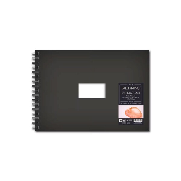 Fabriano Watercolour Book A4 300 g/m2 25 listů spirála tvrdé desky