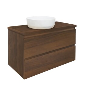 Koupelnová skříňka s krycí deskou SAT B-Way 99x50x45 cm ořech mat BWAY2100NUTDESK BWAY2100NUTDESK