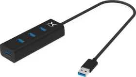 KRUX USB hub černá / USB rozbočovač / 4x USB-A 3.0 (KRX0050)