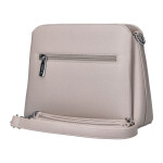 Trendy dámská koženková crossbody kabelka Lira, šedá