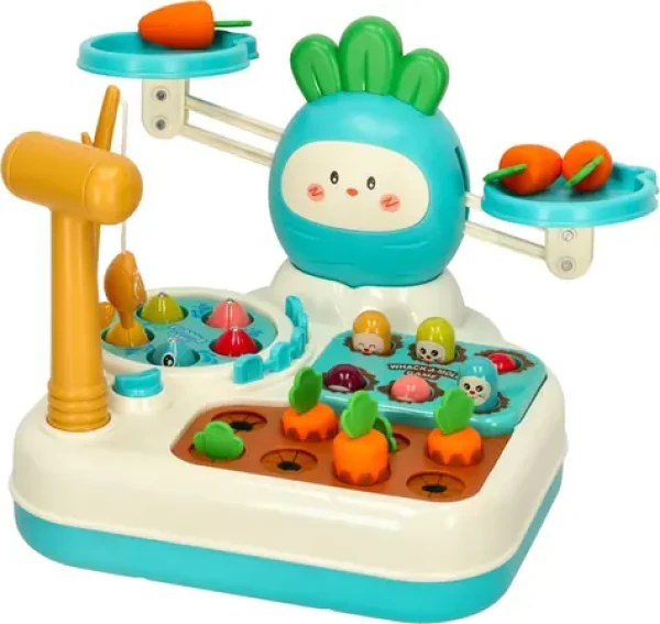 CHIPOLINO Senzorická multifunkční hračka 4v1 Blue