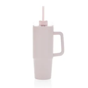 XD Design Velký cestovní hrnek Tana 900 ml růžová / Cestovní hrnek / RCS recyklovaný plast / Bez BPA