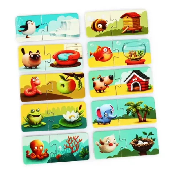 Puzzlika 13074 Můj domov - naučné puzzle