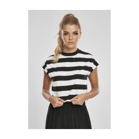 Dámské tričko Stripe Short Tee černo/bílé