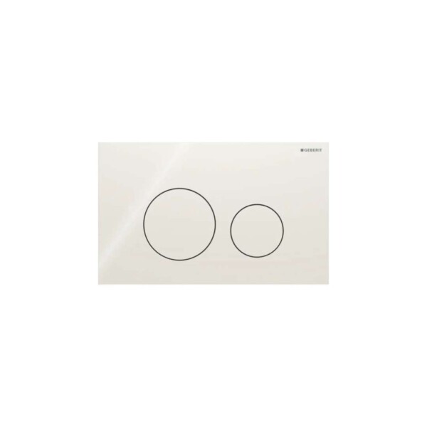 GEBERIT - Sigma40 Ovládání splachování, sklo/pískově šedá 115.628.JL.1