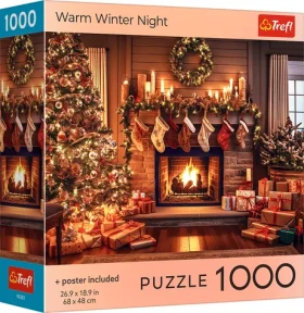 TREFL Puzzle Hřejivá zimní noc