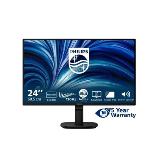 24" PHILIPS 24B2N2200/00 černá / IPS / 1920 x 1080 / 120Hz / 4ms / 300cd / HDMI / DP / VGA / REPRO / VESA (24B2N2200/00)