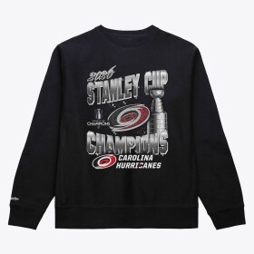 Mitchell & Ness Pánská mikina Carolina Hurricanes NHL 2026 Stanley Cup Champions Trophy Velikost: S