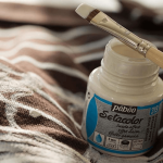 Barva na textil Pébéo Setacolor semišová 45 ml - černá antracitová 320