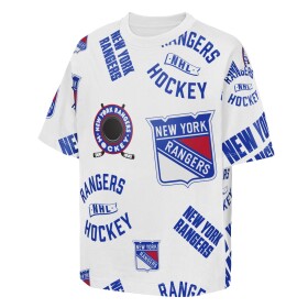 Outerstuff Dětské tričko New York Rangers NHL Unstoppable All Over Print Short Sleeve Elevated Velikost: Dětské L (158 – 164)