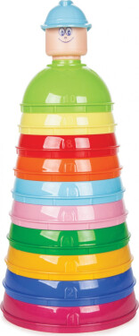 Stavebnice pyramida barevné kalíšky - Play Doh