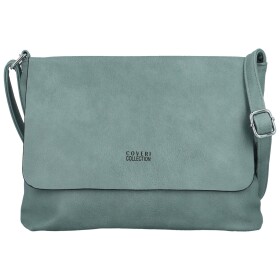 Stylová dámská koženková crossbody kabelka Annalotte, modrá