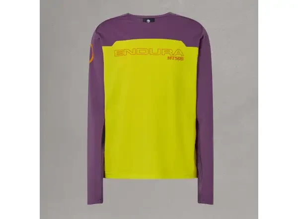 Endura MT500 Junior dětský dres dlouhý rukáv Citrus vel. 152 (11-12 let)